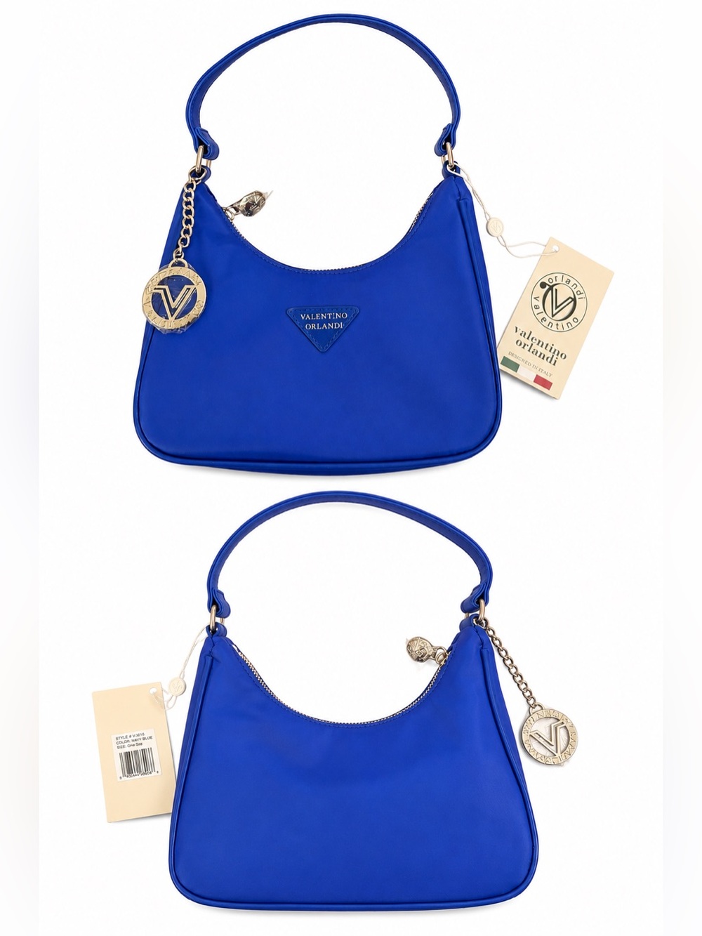 Valentino Orlandi Mia Crescent Shoulder Bag